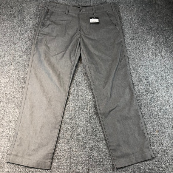 Eddie Bauer Mr. Flex WR Sport Chino Pants Men 36x30 Dark Grey, Wrinkle Resistant - Picture 1 of 11